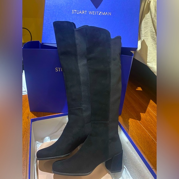 STUART WEITZMAN CITY BLOCK BOOT - Picture 1 of 4